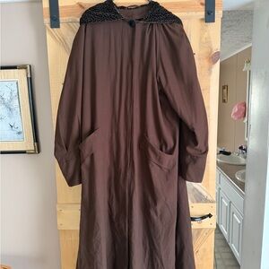 Saks Fifth Avenue Brown and Black Coat